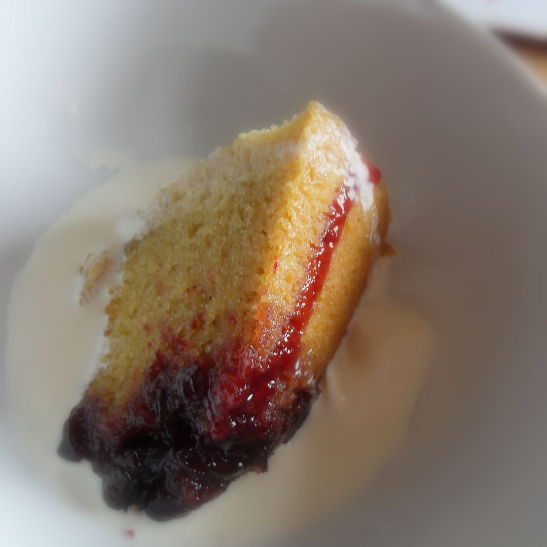 Steamed Cherry Bakewell Pudding The English Kitchen